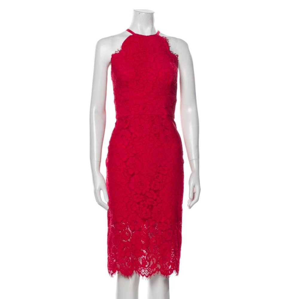 Lover Oasis Red Lace Dress